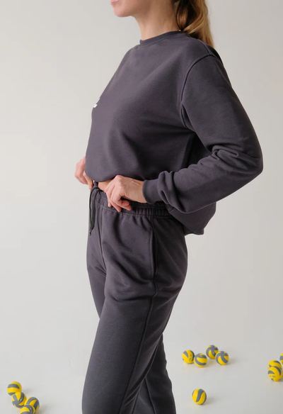 СВИТШОТ Volleylife размер (с 50-56) черный/ графит