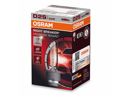 Ксеноновая лампа D2S OSRAM 66240XNB Night Breaker Unlimited Xenarc, (+70%), 35W, 1шт