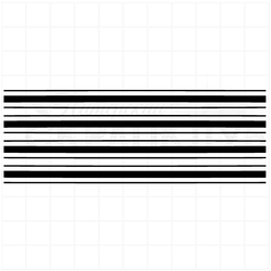 Фоновый штамп с горизонтальными широкими и узкими полосками