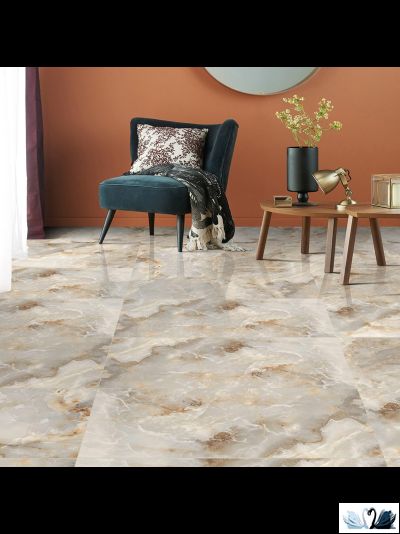 Керамогранит Staro Palacio Nestle Beige 60х120 см глянцевый цвет желтый оникс