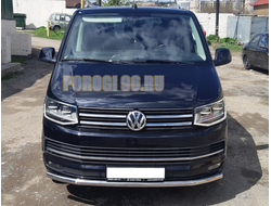 Защита переднего бампера d60 для Volkswagen T6 (2015-2020)
