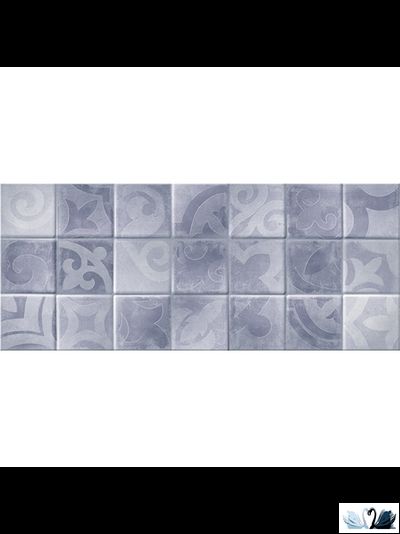 Плитка настенная Gracia Ceramica Folk blue square wall 02 25 х 60 см голубой мозаика