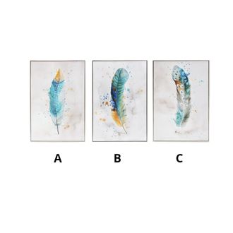 Панно настенное «Перо», 3 вида АРТ.CH0820