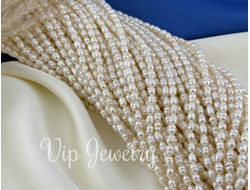 Жемчуг культивированный (натуральный), размер 4-5мм