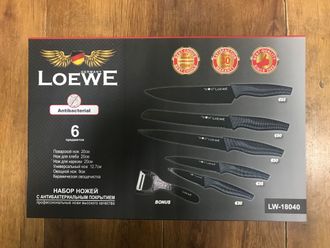 Набор ножей 6 предметов LW-18040 LoewE оптом