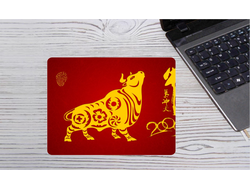 Коврик для мышки с символикой "Быка" №20