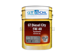 Масло моторное GT OIL GT Diesel City 5W-40 синтетическое 20 л 8809059408018
