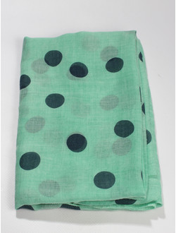 Палантин "Горохи "мятный