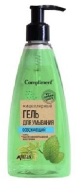 Compliment Green Only Мицеллярный Гель для умывания Освежающий, 250мл