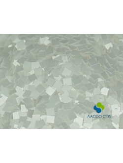 Устойчив к сольвентам глиттер флейк "Искусственный снег" квадрат 0,8 мм 1 кг