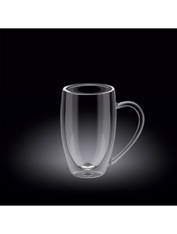 Кружка 250 мл, d 65 мм, h 105 мм, с двойными стенками Термостекло