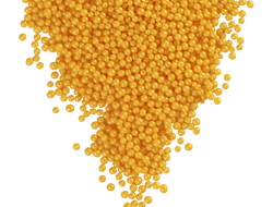 233 Драже зерновое взорванные зерна риса в цв. кондитерской глазури "Золото" 2 - 5 мм