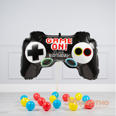 СЕТ ИЗ ВОЗДУШНЫХ ШАРИКОВ "GAME ON"