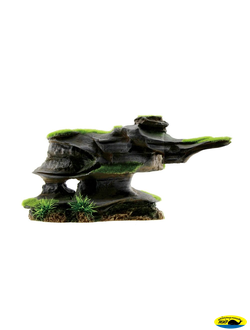 3115130-ART Фигурная скала со мхом 31*10*16 см Декор композиция