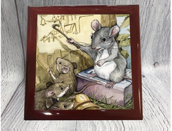 Шкатулка "Крыса" №7