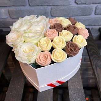 Шоколадные розы «Валерия» фото1