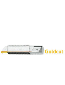 Лезвия отламываемые Premium 10 штук 18мм Goldcut