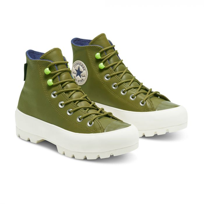 женские кожаные кеды конверс