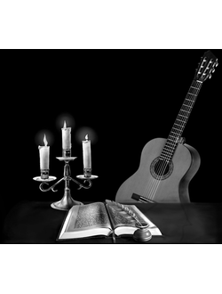 Художественная гравировка Гитара