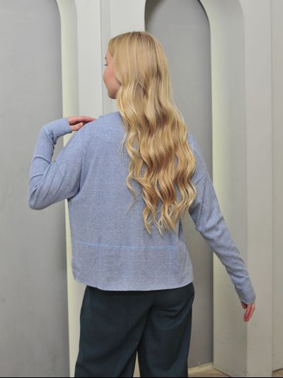 Джемпер 660-0424 голубой