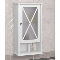 Шкаф подвесной Opadiris Палермо 46 белый матовый, правый