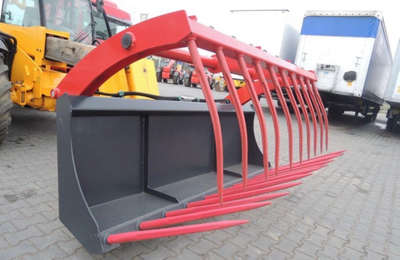 Вилы для сена, погрузчик JCB