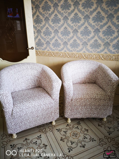 Чехол на кресло Тела Безарро Молочный. Бренд Еврочехол