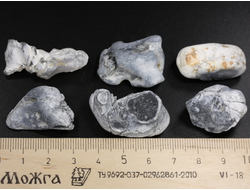 Кахолонг (Опал), желвак цельный в ассортименте, Оренбургская обл. (25-30 мм, 6-7 г) №29427