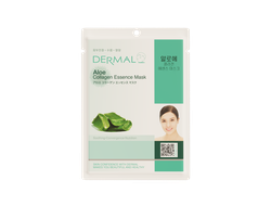 Dermal Aloe Collagen Essence Mask / Dermal Тканевая маска с алоэ и коллагеном (23 г)