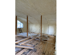 Утепление мансарды пенополиуретаном