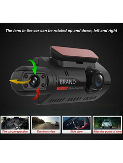 Автомобильный Видеорегистратор A68 Dual Lens HD Оптом