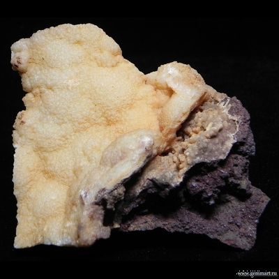 Кальцит на сидерите. Россия. 80*70*30мм