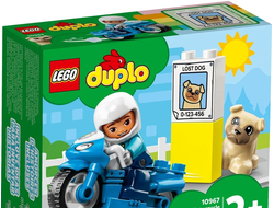 LEGO Duplo Town Конструктор Полицейский мотоцикл, 10967