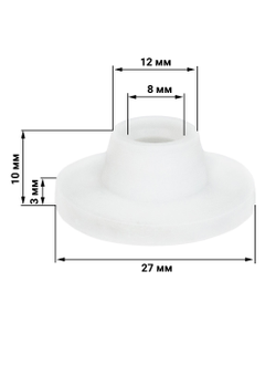 Втулка (прокладка) для шнека мясорубки Moulinex HV4, HV8, HV10