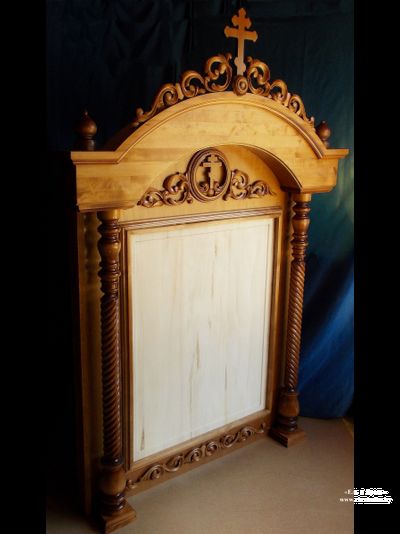 Напольный киот, с сенью