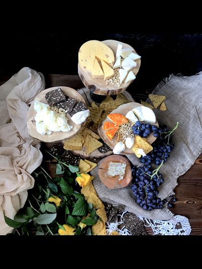 подставка из дуба тройная