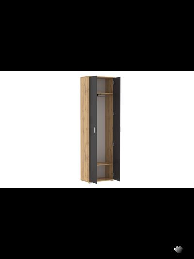 Антре 65.07 Шкаф  Дуб вотан / Диамант серый