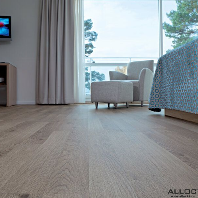 Ламинат Alloc Original Дуб Дымчатый 05572 34 класс толщина 11 мм без фаски с подложкой 1.912 м2