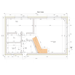 Двухэтажный дом с тремя спальнями 119м² (S70)