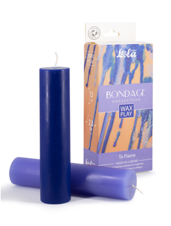 1067-02 Набор из 2 Wax Play свечей Bondage To Flame Lola Games