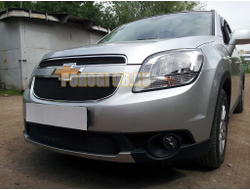 Защита радиатора Chevrolet Orlando black верх
