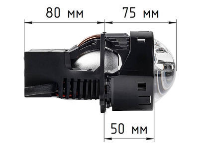Билед модули Aozoom B-011 Laser 2024 3.0 дюйма, 4 чипа, 5500K, 12V, 54W/81W, крепление 3R (комплект, 2шт)