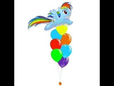 10 шаров на грузе + фигура