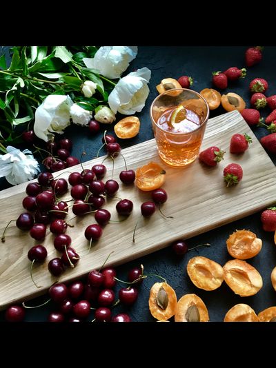 Доска для подачи, дуб, светлая