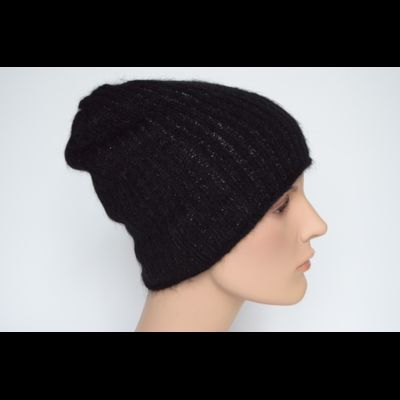 Черная шапка со стразами Vizio Италия 8000 CУ