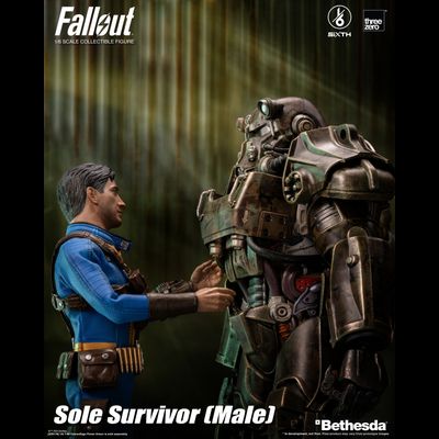 ПОСЛЕ ОБЗОРА - Выживший (Fallout 4) - Коллекционная фигурка 1/6 Sole Survivor (Male) (3Z05410W0) - Threezero
