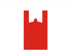 Пакет Майка ПНД 24+12х45 (10 мкм) красная Солпласт (100 шт. уп)