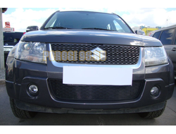 Защита радиатора Suzuki Grand Vitara 2008-2012 black