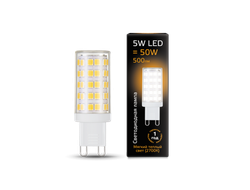 Gauss LED T19 5w 827/840 AC185-265v G9