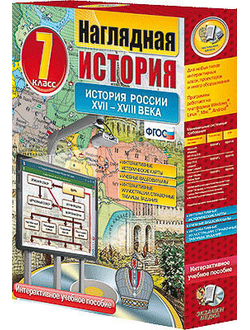 Интерактивное учебное пособие "Наглядная история. История России. XVII – XVIII века. 7 кл."